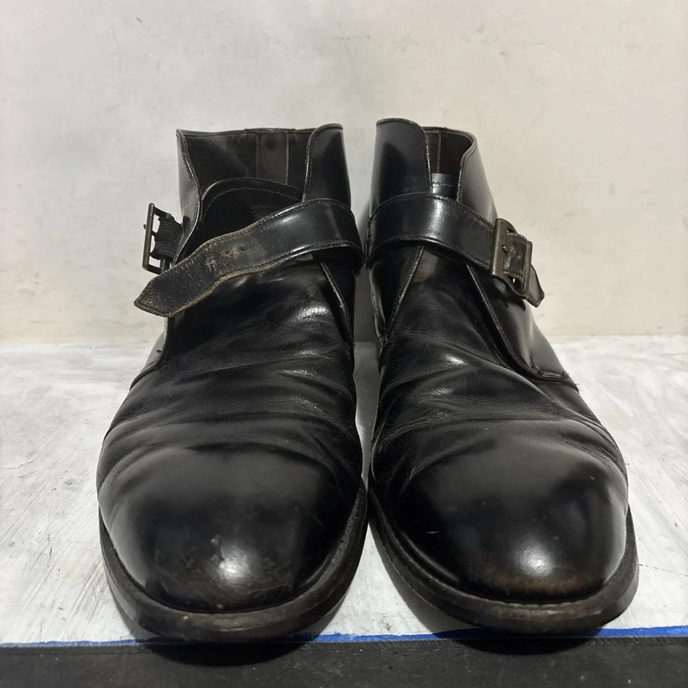 Boot And Shoe Union Classic Safety Boot Buckle Black 9 1/2E Work Boots